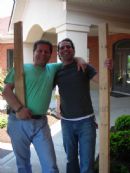 Avi Messer & Avi Golan working on part 2 of the building
