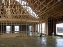 Beginning the interior framing