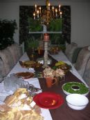 Beautifully set table Beautifully set table