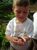 Kalen and the butterfly Kalen and the butterfly