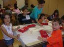 Everyone making stuffed Torahs Everyone making stuffed Torahs
