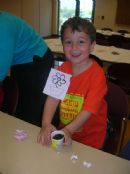 Hank making a flower pot Hank making a flower pot