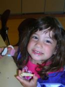 Jillian eating yummy cookies at snack time Jillian eating yummy cookies at snack time