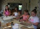 Making challah napkin rings Making challah napkin rings