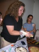 Beth Kotzin teaching cookie decorating Beth Kotzin teaching cookie decorating